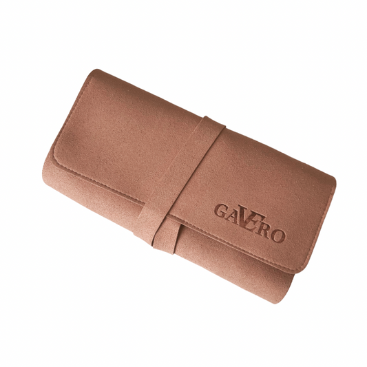 Jewelry organizer made of vegan leather dusky pink