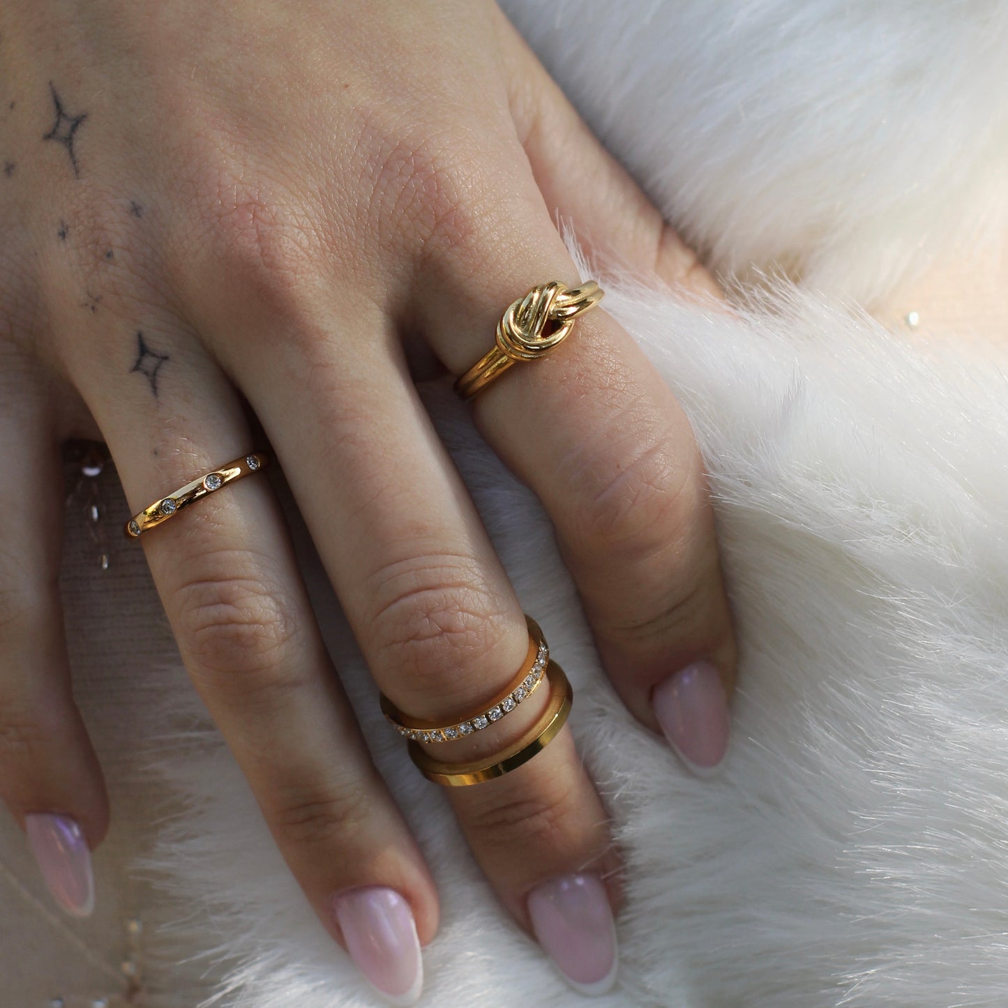 Spirale Ring – Detailansicht des Wickeldesigns