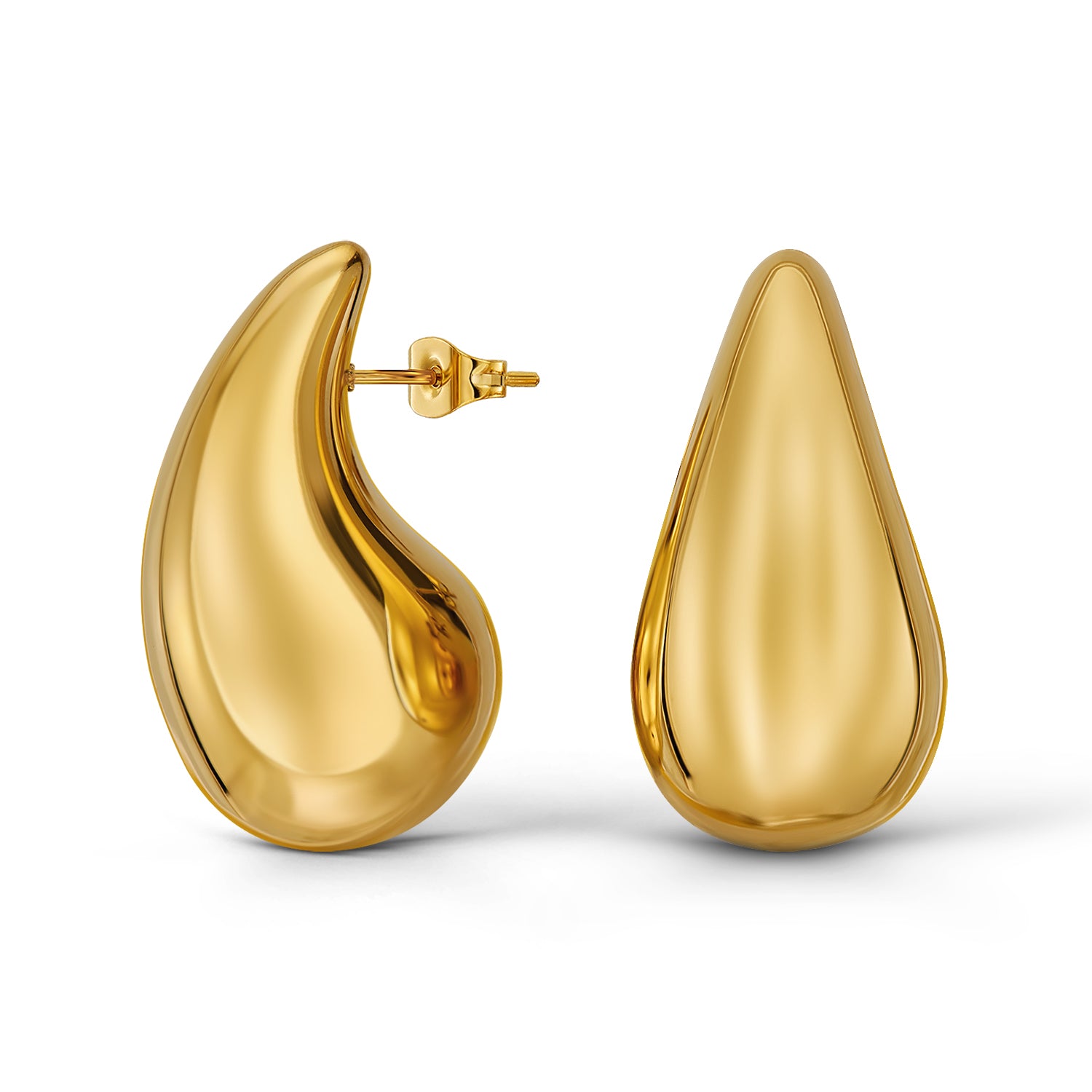 Sereno Ohrringe Tropfendesign aus Edelstahl