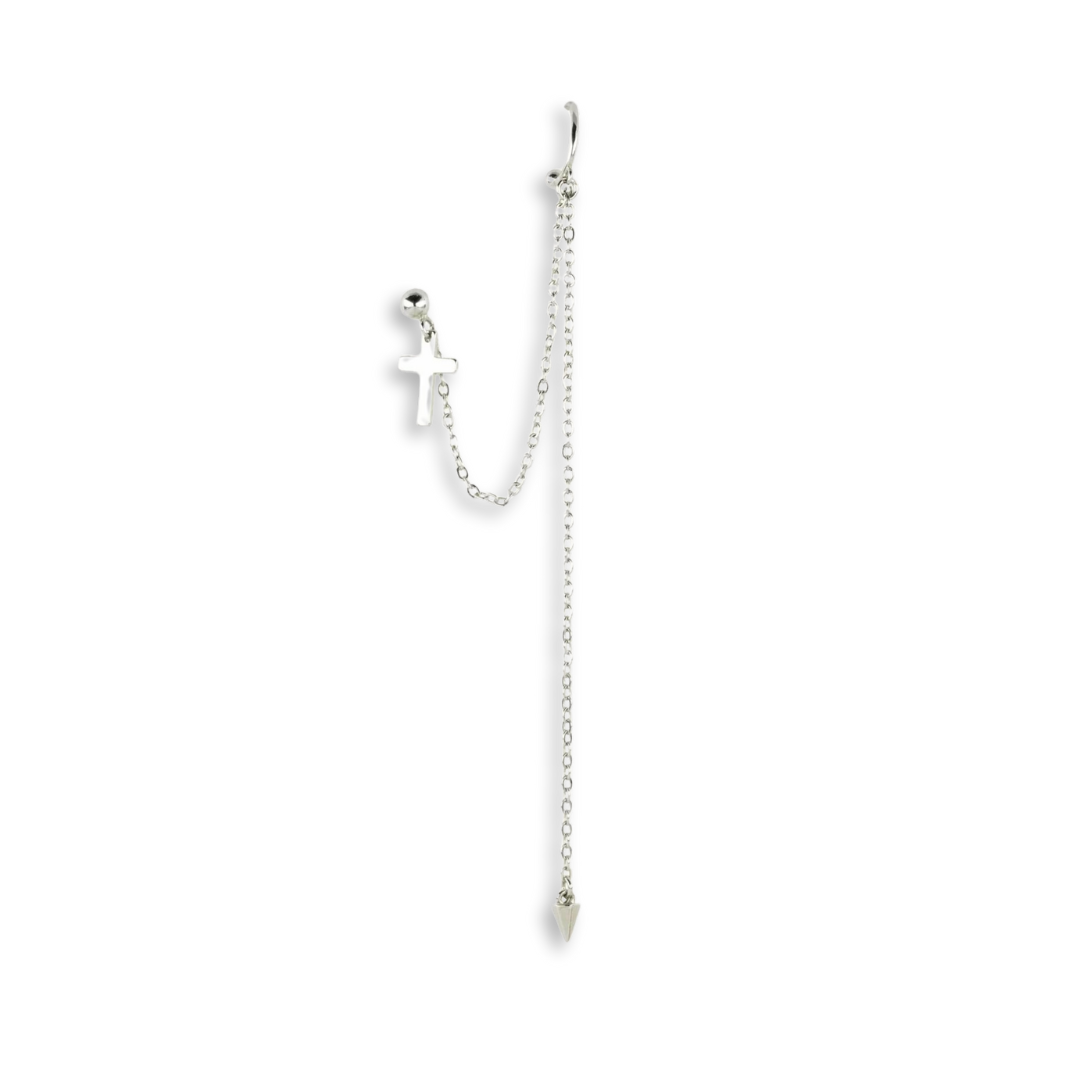 Quasta Ohrring mit Earcuff