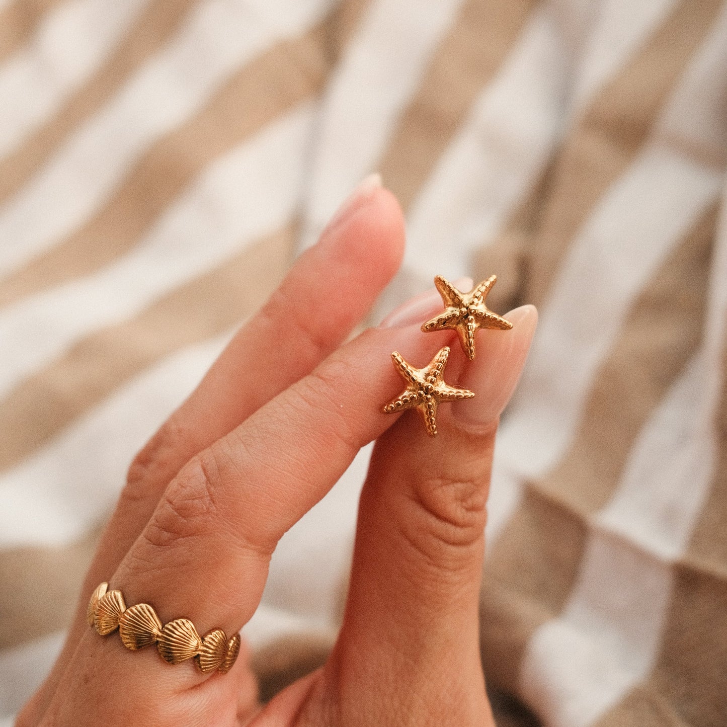 Stella Marina stud earrings