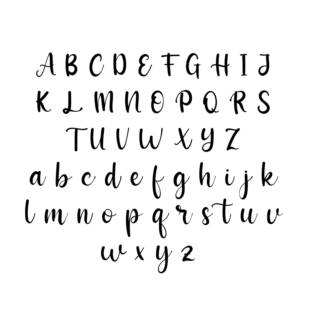 Letter view for personalized necklace
