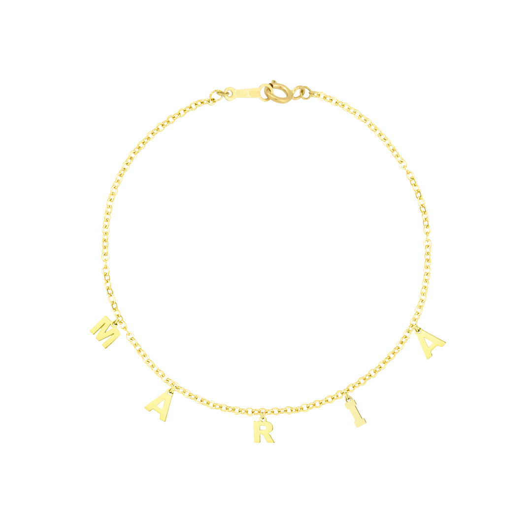 Lettere name bracelet
