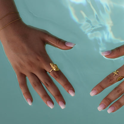 Conchiglia Dorata Ring