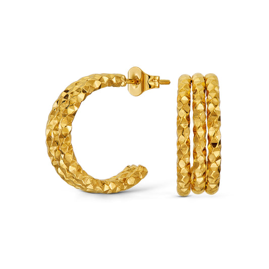 SOLARE hoop earrings