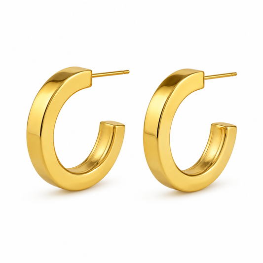 Oro Largo Hoop Earrings