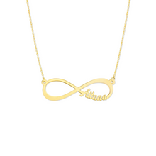Load the image into the gallery viewer, INFINITO Name necklace with 1 name
