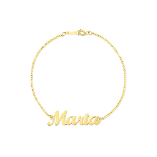 GRASSATO name bracelet