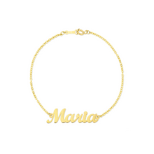 Load the image into the gallery viewer, GRASSATO name bracelet
