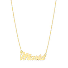 Download the image in the gallery viewer, CONTENTO name necklace 750 yellow gold
