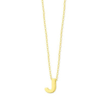 Download the image in the gallery viewer, LETTERE SEMPLICE letter chain 750 yellow gold
