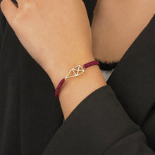 Download the image in the gallery viewer, LIMITED Mr Tosch by GAVERO UNISEX Charitiy bracelet merlot
