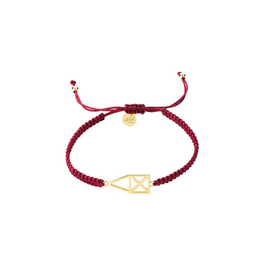 LIMITED Mr Tosch by GAVERO UNISEX Charitiy bracelet merlot