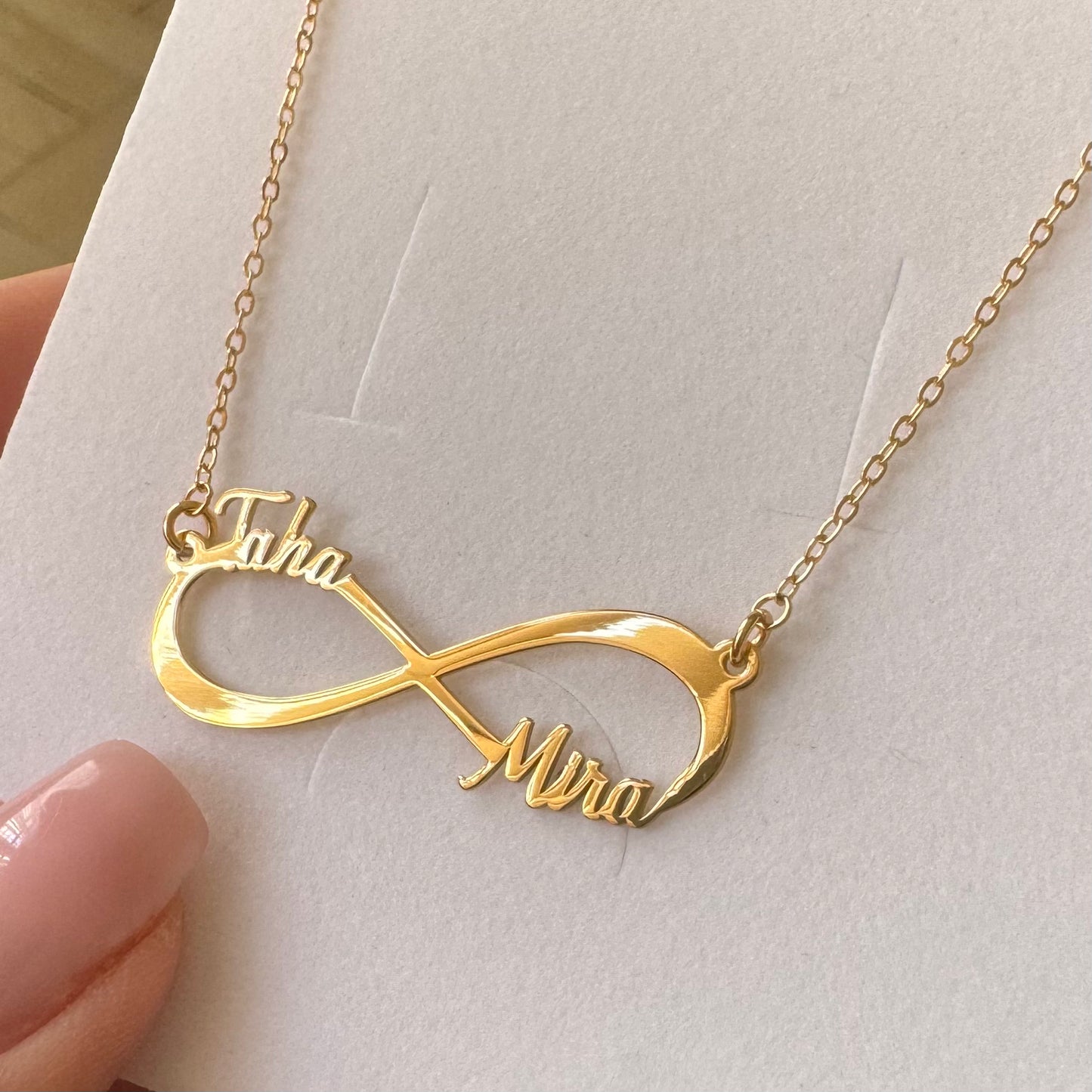 Catena di nomi Infinito con 2 nomi